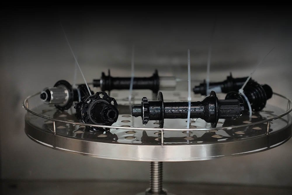 Bicycle hub waterproof test